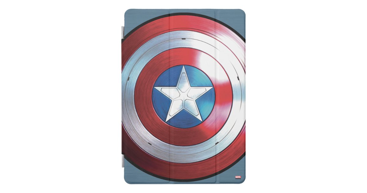 キャプテンアメリカシールドバッジ Ipad Proカバー Zazzle Co Jp