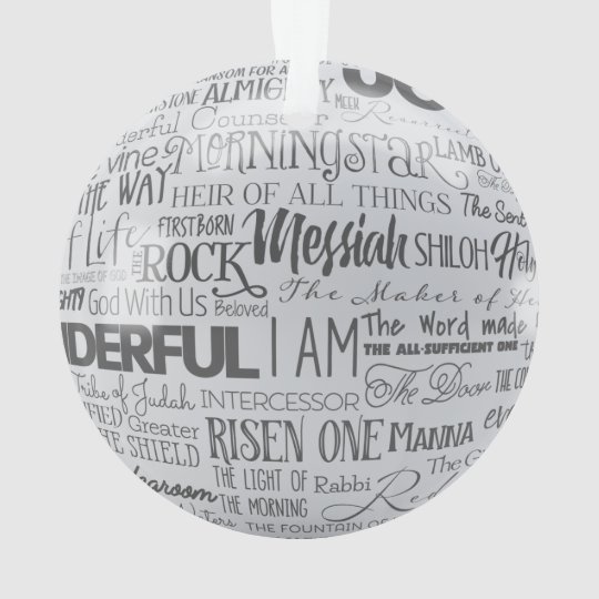 キリスト教聖降誕祭飾の名前 オーナメント Zazzle Co Jp