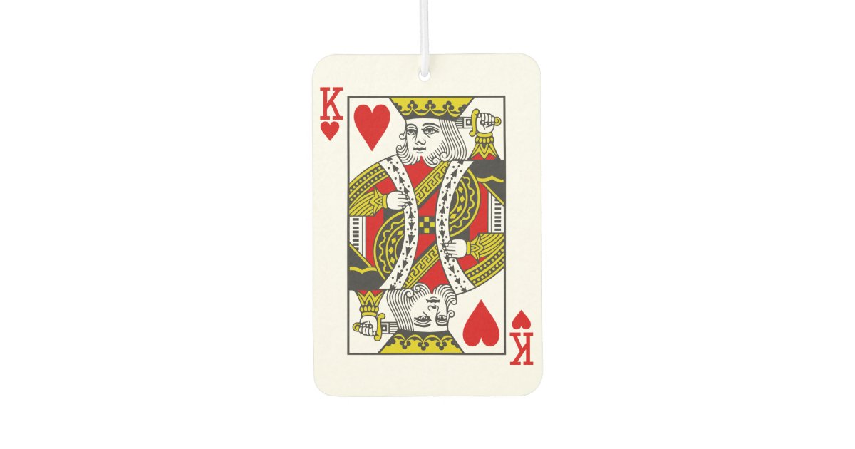 キングオブハートトランプ カーエアーフレッシュナー Zazzle Co Jp キングオブハートトランプ カーエアーフレッシュナー Zazzle Co Jp