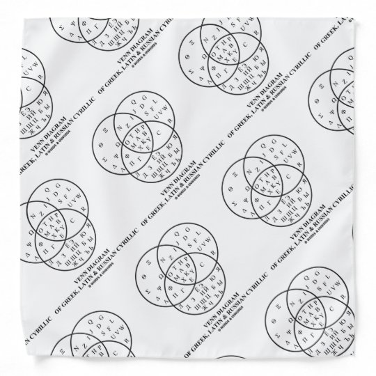 ギリシャ語 ラテン語 キリル言語のベン図 Venn Diagram Of Greek Latin バンダナ Zazzle Co Jp ギリシャ語 ラテン語 キリル言語のベン図 Venn Diagram Of Greek Latin バンダナ Zazzle Co Jp