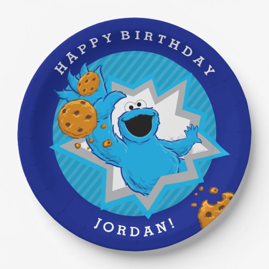 クッキーモンスターの誕生日 ペーパープレート Zazzle Co Jp クッキーモンスターの誕生日 ペーパープレート Zazzle Co Jp