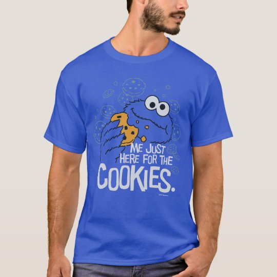 クッキーモンスター Cookieのためにここに Tシャツ Zazzle Co Jp