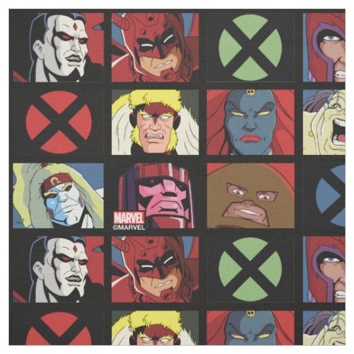 クラシックx メン X Men Villainキャラクター格子 ファブリック Zazzle Co Jp