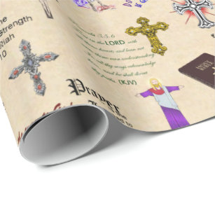 religious wrapping paper