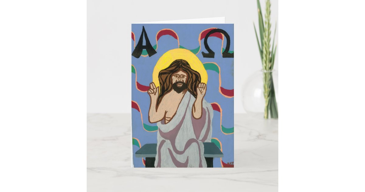 クリストスpantocrator シーズンカード Zazzle Co Jp