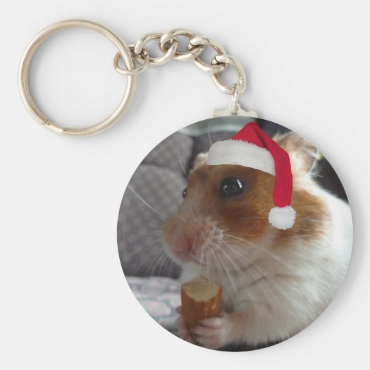 クリスマスのハムスター キーホルダー キーホルダー Zazzle Co Jp