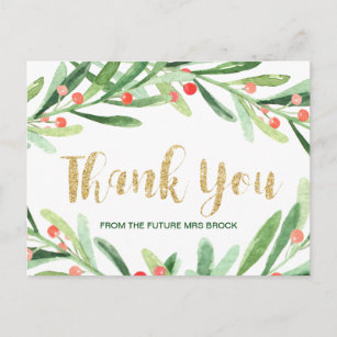 ヒイラギ クリスマス リースポストカード Zazzle Co Jp