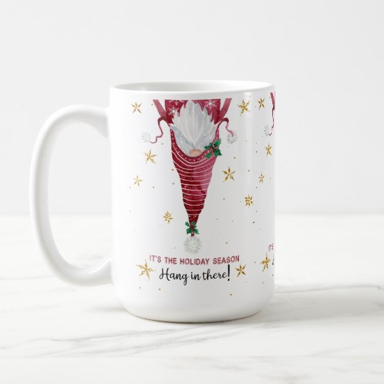 クリスマス格言おもしろいつるが雪 雪 の中に コーヒーマグカップ Zazzle Co Jp