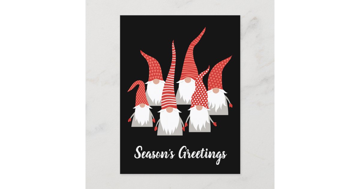 クリスマス格言季節のごあいさつホリデー小妖精や小人 ポストカード Zazzle Co Jp