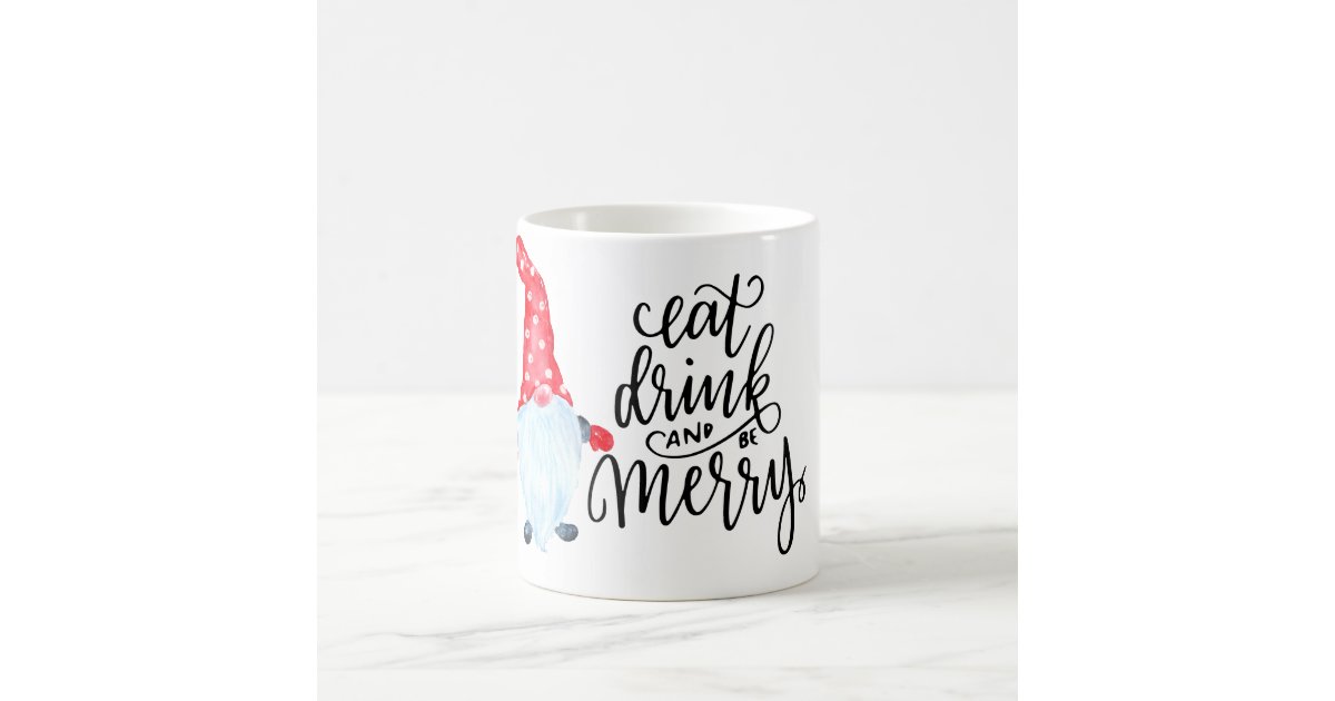 クリスマス格言食べドリンクビメリーー コーヒーマグカップ Zazzle Co Jp