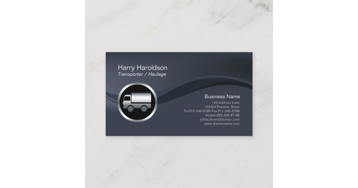 クロムトラックアイコン運送者の索引力businesscard 名刺 Zazzle Co Jp