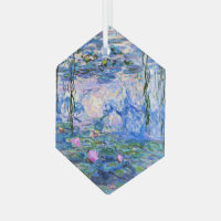 クロード・モネ – Water Lilies, 1919, ガラスオーナメント | Zazzle.co.jp