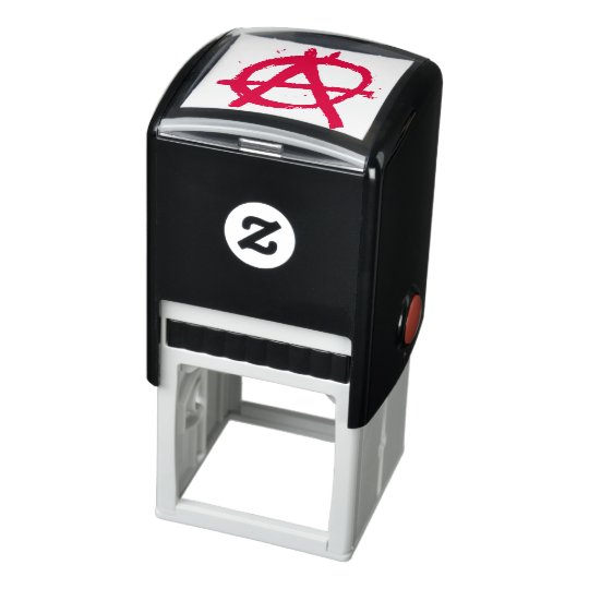 グルンジーレッドアナーキー記号 セルフインキングスタンプ Zazzle Co Jp グルンジーレッドアナーキー記号 セルフインキングスタンプ Zazzle Co Jp