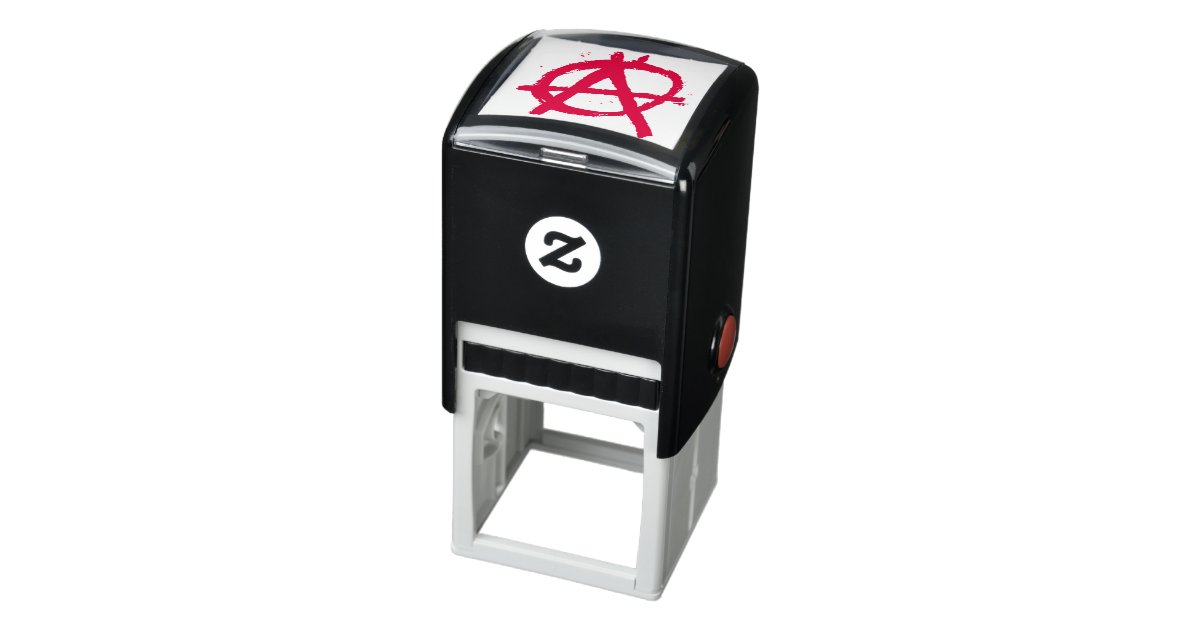 グルンジーレッドアナーキー記号 セルフインキングスタンプ Zazzle Co Jp グルンジーレッドアナーキー記号 セルフインキングスタンプ Zazzle Co Jp