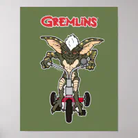 グレムリン |乗用ストライプ三輪車 ポスター | Zazzle.co.jp