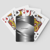 ステンレス鋼の金属の一見 トランプ | Zazzle.co.jp