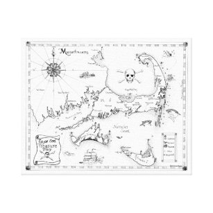 海賊 地図アート Zazzle Co Jp