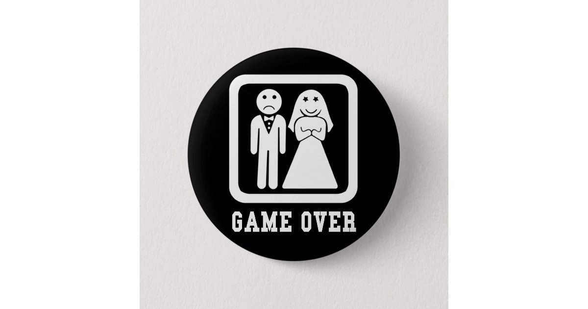 ゲームオーバー バチェラースタッグパーティーギフト 黒 白 缶バッジ Zazzle Co Jp ゲームオーバー バチェラースタッグパーティーギフト 黒 白 缶バッジ Zazzle Co Jp