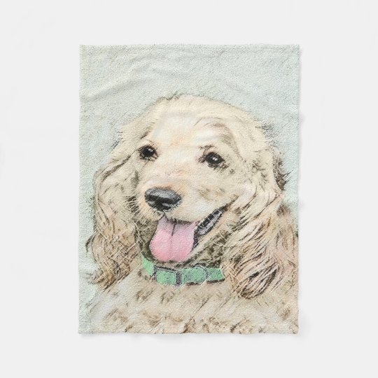 コッカースパニエル犬バフズ絵画オリジナルドッグアート フリースブランケット Zazzle Co Jp コッカースパニエル犬バフズ絵画オリジナルドッグアート フリースブランケット Zazzle Co Jp