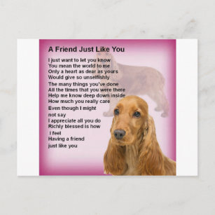 コッカースパニエル 犬ポストカード Zazzle Co Jp