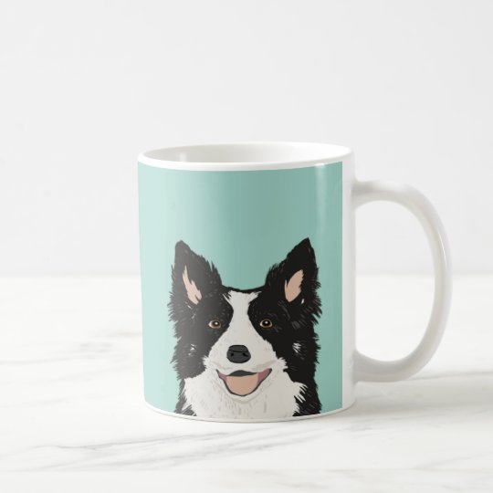 コリ縁どーマグ コリーの飼い主向けのかわいい犬の贈り物 コーヒーマグカップ Zazzle Co Jp