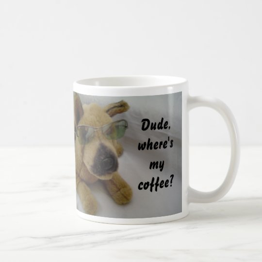 コーヒー発言を用いるおもしろい犬 コーヒーマグカップ Zazzle Co Jp