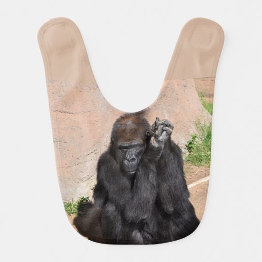 ゴリラのベビー用ビブ ベビービブ Zazzle Co Jp ゴリラのベビー用ビブ ベビービブ Zazzle Co Jp