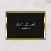 ストックブローカーの名刺 名刺 Zazzle Co Jp