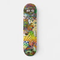 サイケデリックなスケートボード スケートボード | Zazzle.co.jp