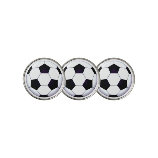 サッカーボールゴルフボールマーカー ゴルフボールマーカー Zazzle Co Jp