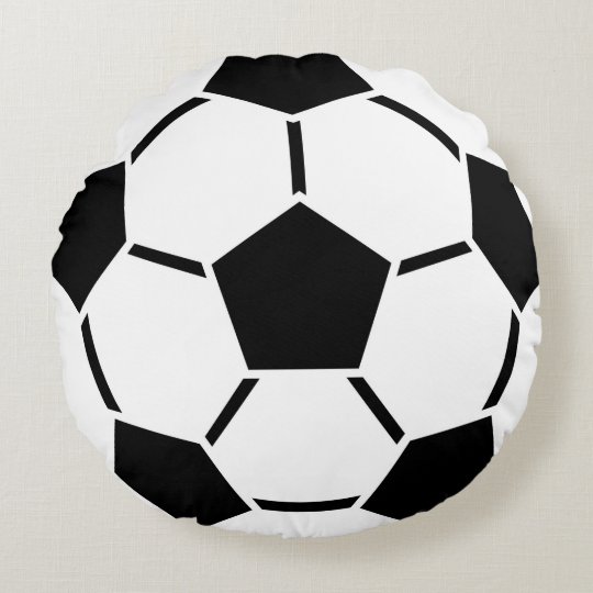 サッカーボールスポーツチームが丸枕 ラウンドクッション Zazzle Co Jp