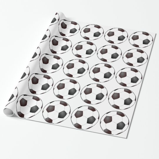 サッカーボール ラッピングペーパー Zazzle Co Jp