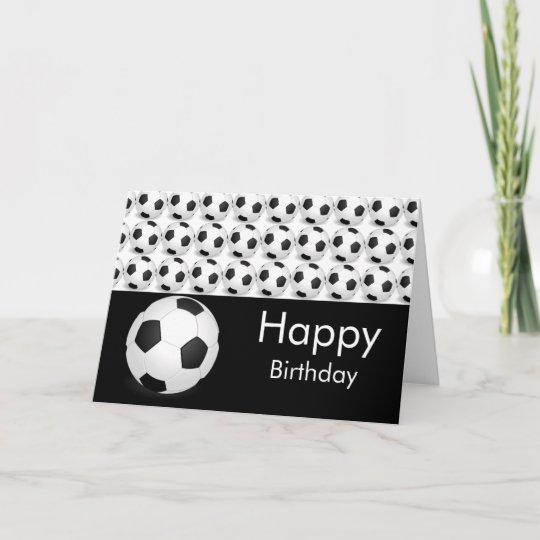 サッカー誕生日カード カード Zazzle Co Jp