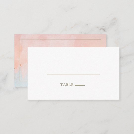 サマーサンセットウォーターカラーフ結婚ラットズ座席表 プレイスカード Zazzle Co Jp