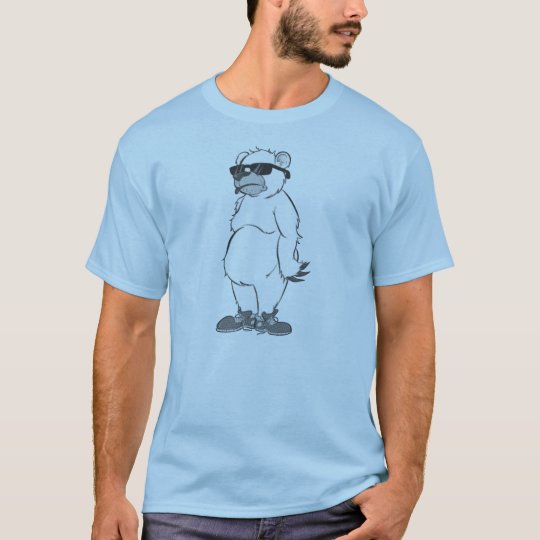 サングラスを持つクールな白くま Tシャツ Zazzle Co Jp