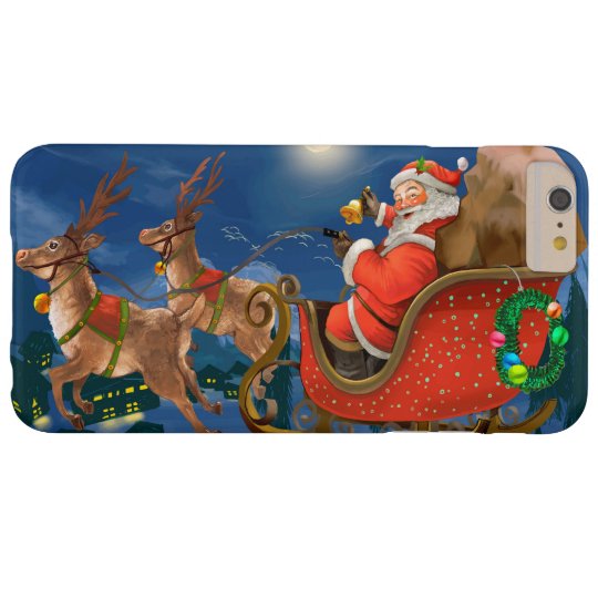 サンタクロースのそり のクリスマスを引っ張っているトナカイ Case Mate Iphoneケース Zazzle Co Jp