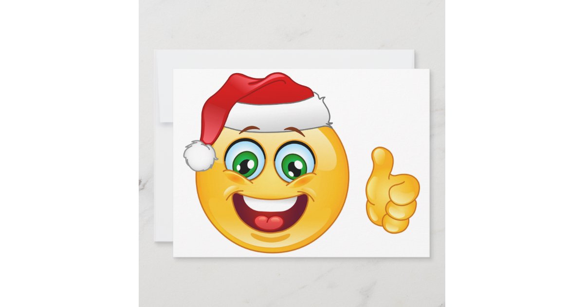 サンタクロース絵文字 シーズンカード Zazzle Co Jp