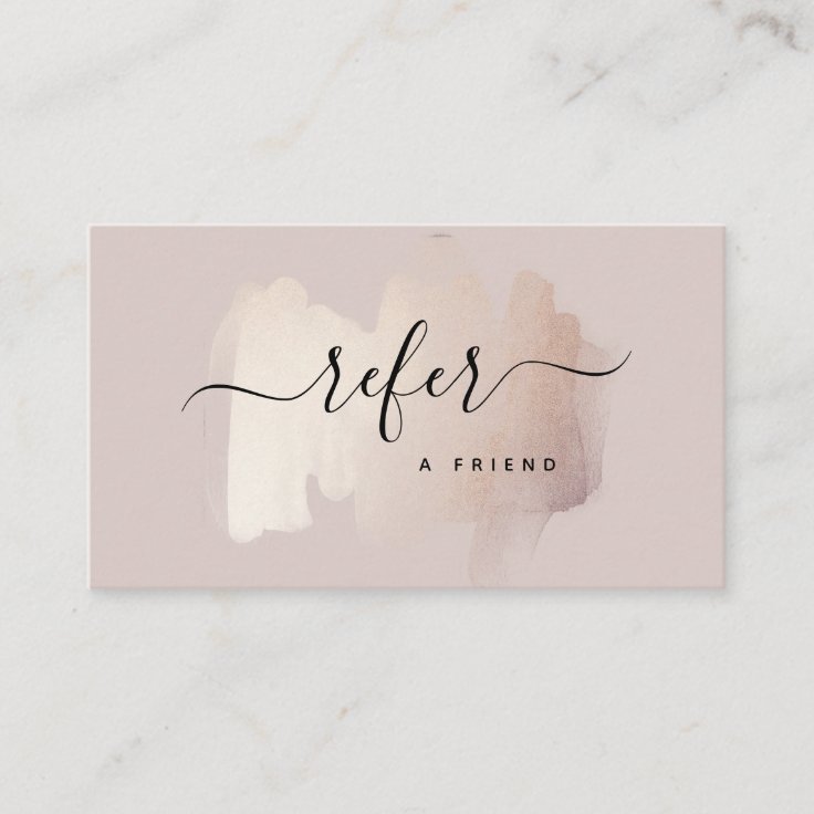 シックブラシストローク フェイクバラ金ゴールドオンニュートラルバラ 紹介カード Zazzle Co Jp