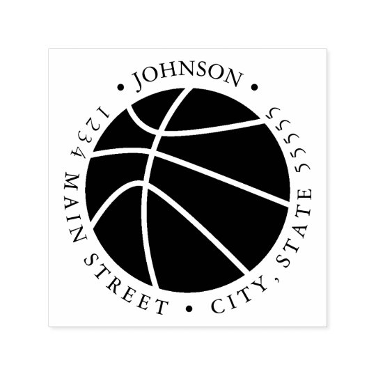 シルエットのサッカーのバスケットボールのリターンラベル セルフインキングスタンプ Zazzle Co Jp シルエットのサッカーのバスケットボールのリターンラベル セルフインキングスタンプ Zazzle Co Jp