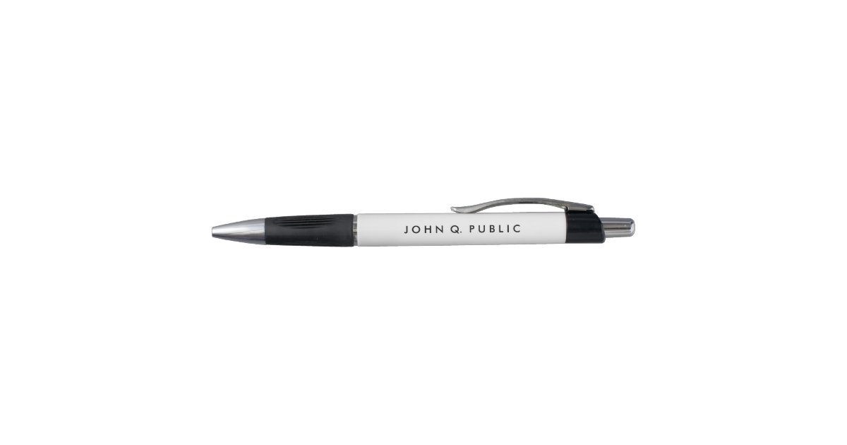 シンプルの名前 白 ボールペン Zazzle Co Jp シンプルの名前 白 ボールペン Zazzle Co Jp