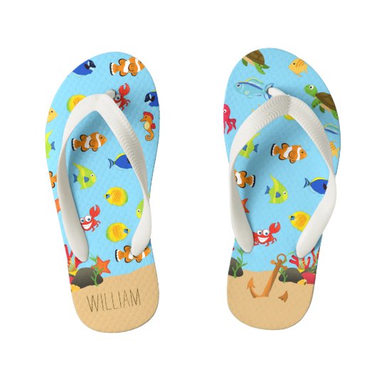 シーキッドのビーチサンダル キッズビーチサンダル Zazzle Co Jp シーキッドのビーチサンダル キッズビーチサンダル Zazzle Co Jp
