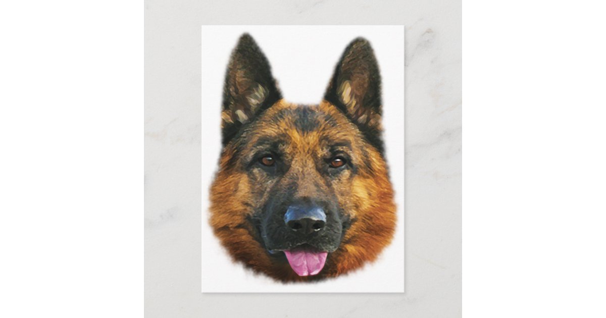 ジャーマン シェパードのアルザスk 9犬 ポストカード Zazzle Co Jp