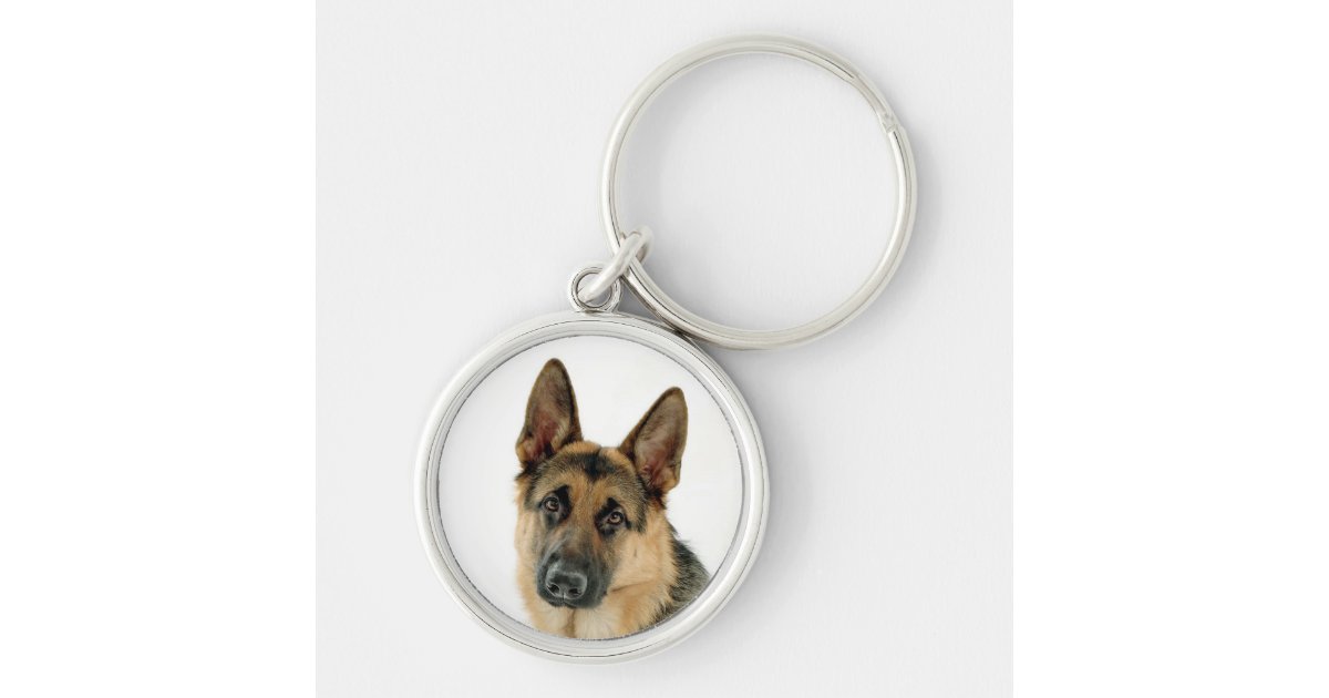 ジャーマン シェパードの小犬 ブラウンおよび黒 キーホルダー Zazzle Co Jp