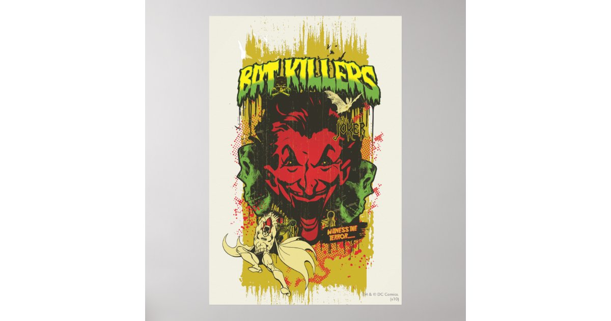 ジョーカーレトロ漫画ブックモンタージュ ポスター Zazzle Co Jp ジョーカーレトロ漫画ブックモンタージュ ポスター Zazzle Co Jp