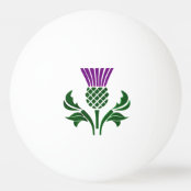 スコットランドの紋章のアザミ 卓球ボール Zazzle Co Jp