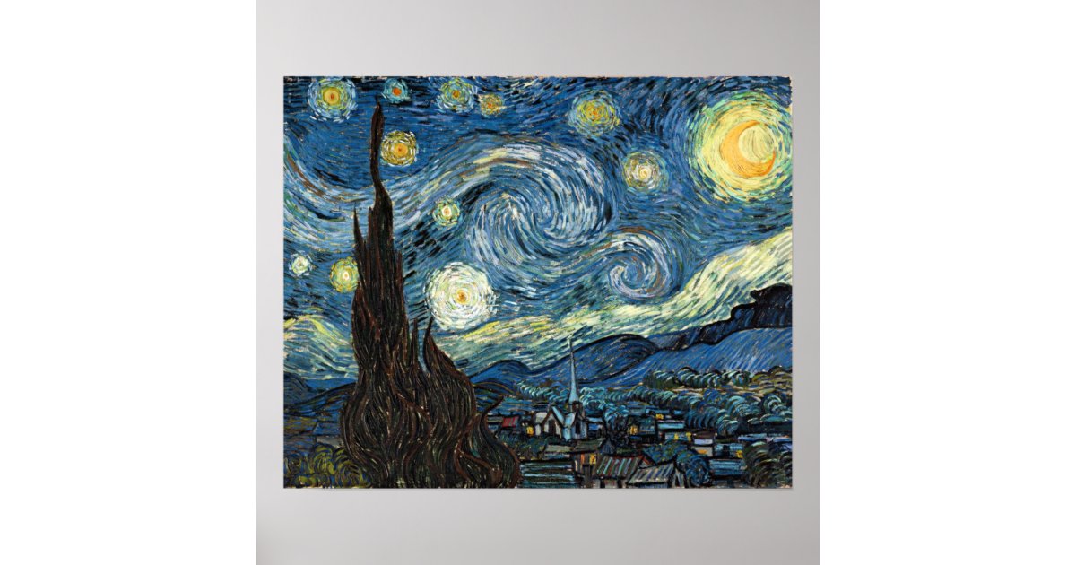 スターリー ナイト ポスター Zazzle Co Jp スターリー ナイト ポスター Zazzle Co Jp