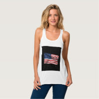 スター&ストライプアメリカ愛国的アメリカ国旗 タンクトップ | Zazzle 