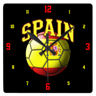 サッカー壁時計 Zazzle Co Jp