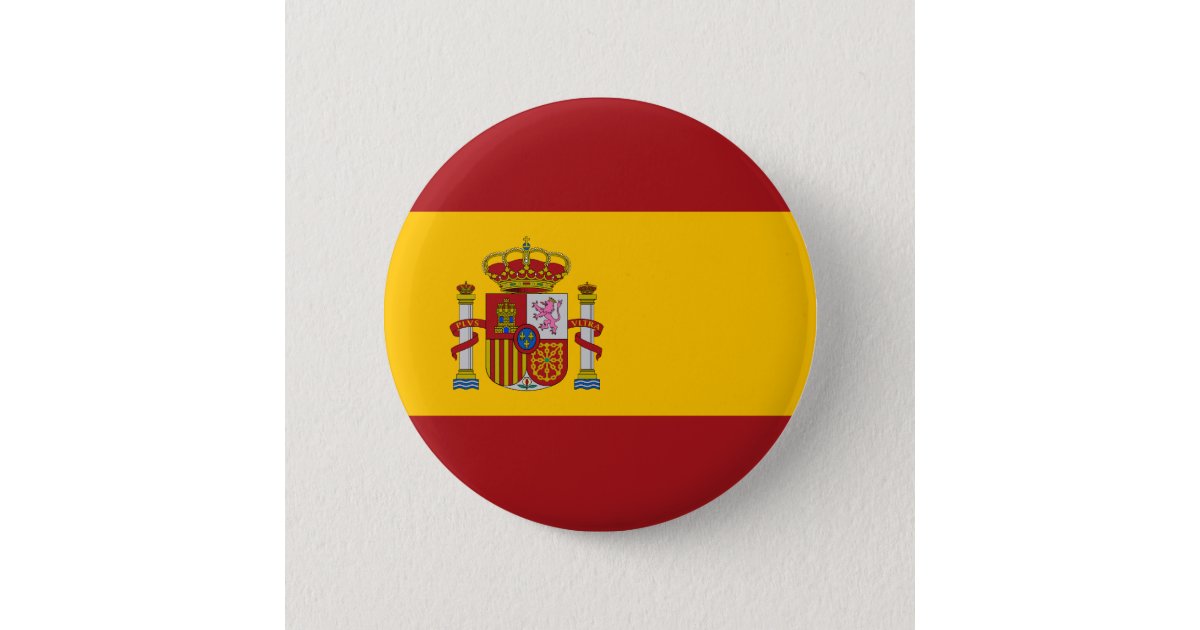 スペインの国旗ボタン 缶バッジ Zazzle Co Jp