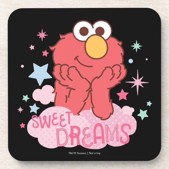 セサミストリート Elmo 甘美な夢 コースター Zazzle Co Jp